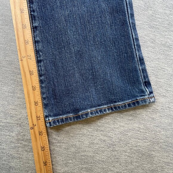 American Eagle Women's Blue Super Stretch Low-Rise Jeans - Picture 11 of 12